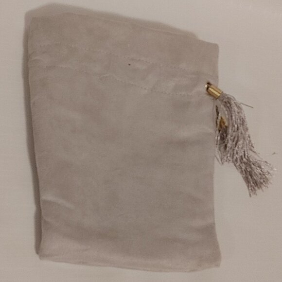 Crown Royal Monarch 75th Anniversary Gray/Silver Faux Suede Drawstring Bag - Picture 2 of 4